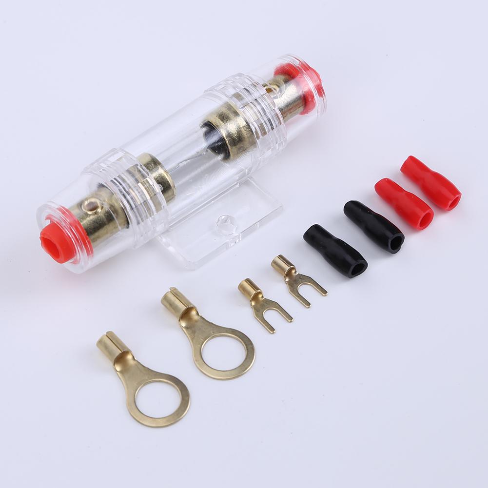 Fuse Holder Power Cable 2000W RCA Power Cable Fuse Kit 8GA Amplifier Installation Wires Car Subwoofer Cable for Car Modification