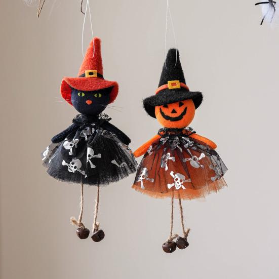Halloween Ghost Pendant Hanging Ornament Easy to Install Funny Spooky Witch Pendant Festival Party Decoration