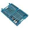 17 Pcs Drill Bits And Chisel SDS Plus Rotary Hammer Bit Masonry Set In Storage Case New