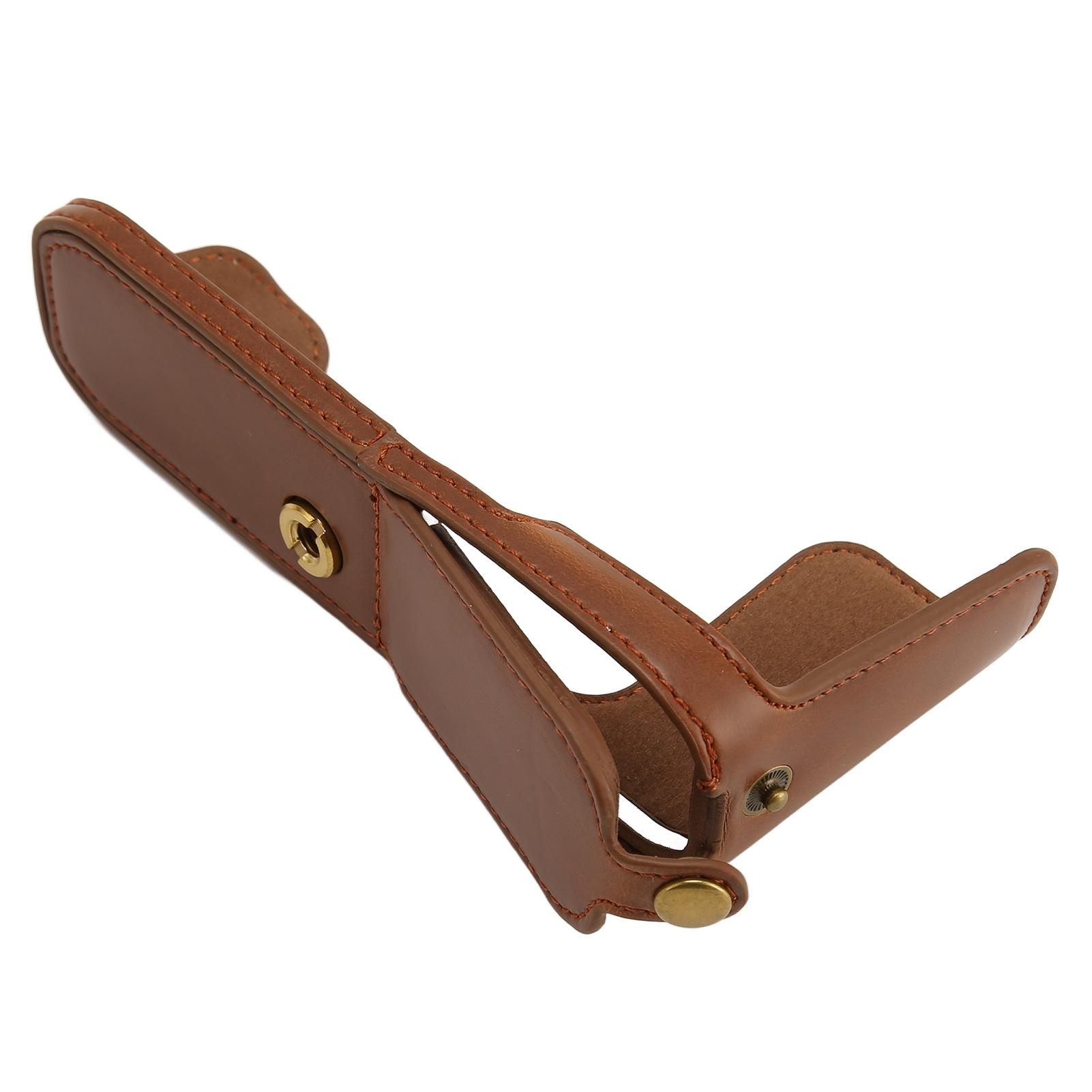 

for Zfc Protective Case Artificial Leather Wear Resistant Half Case for Fujifilm Zfc Camera