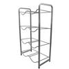 Water Bottle Storage Rack 4 Tier Steel Pipe Space Saving Water Bottle Holder Shelf for Office School Home