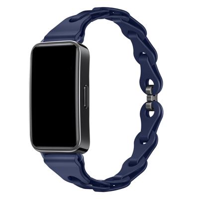 Trendige Silikon-Uhrenarmbänder Dekoratives Kettenglied-Design Atmungsaktives Armband für Band 8/9/10 Armbänder Reparatur