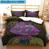 3PCS Pink Cat Man Horse 3pcs Bedding,Including 3PCS Duvet Cover And 2pcs Pillowcases Perfect for Christmas,Ideal for Bedroom, Dormitory