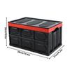 Foldable Storage Box 30L Book Box Stackable Outdoor Camping Storage Box Clothes Storage Box Multi-Function Car Storage Box For