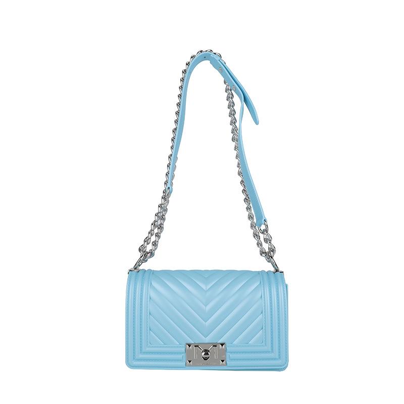 Sac à bandoulière de mode haut de gamme, sac à chaîne rétro losange d'été, sac messager polyvalent