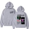 Rapper Anuel AA Rhlm 2 Album 2026 Merch Hoodies Herren Damen Hochwertiger Hoodie Oberteile Mode Vintage Hip Hop Popmusik Sweatshirts