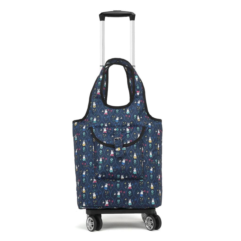 Portable Folding Shopping Cart with Telescopic Handle
