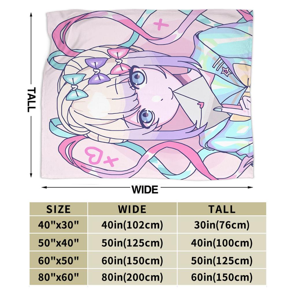 Needy Streamer Overload Kangel Flannel Blanket Winter  Soft Throw Blanket for Girls Boys Room Fashion Bedspread Sofa Bed Cover