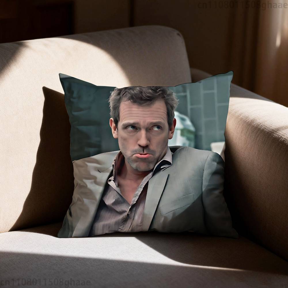 Classic House MD Pillow Case Antidustmite Pillowcase Invisible zipper silky short plush Sofa cushion cover