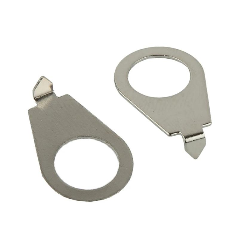 Pack of 10 Metal Electric Guitar Knob Pointer Indicators Guitar Potentiometer Markers for Precise Volumes Tone Control