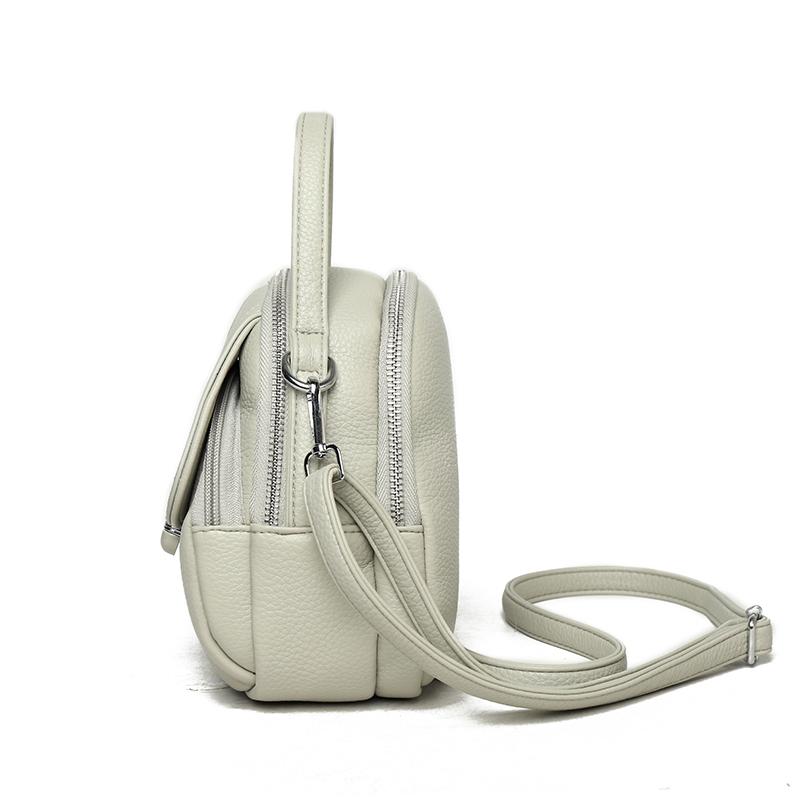 Mobile Phone Bag Mother Bag Large Capacity Multi-Layer PU Shoulder Crossbody Bag