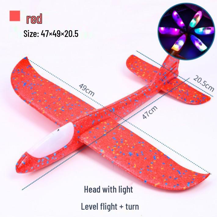 Handheld Foam Airplane Launcher Toy for Kids - Outdoor Sports Fun