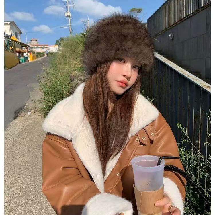 High-end Fashion Thickened Warm Women's Hat