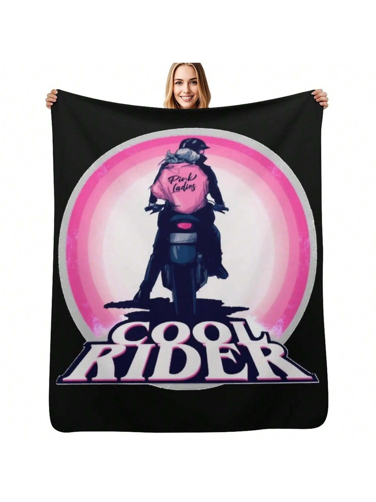 Grease 2 T-ShirtCool Rider Throw Blanket Warm Extra Large Throw Quilt Luxury Designer Blankets S разноцветный