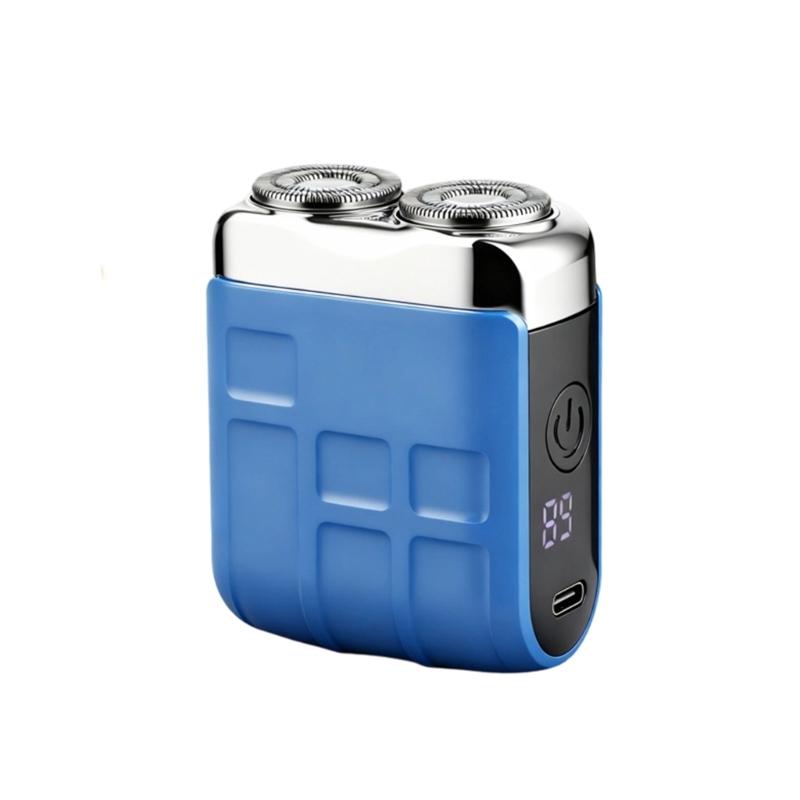 Multifunctional Electric Shaver Blade Double Head Digital Display Rechargeable Shaver Household Car Shaver Men Gift