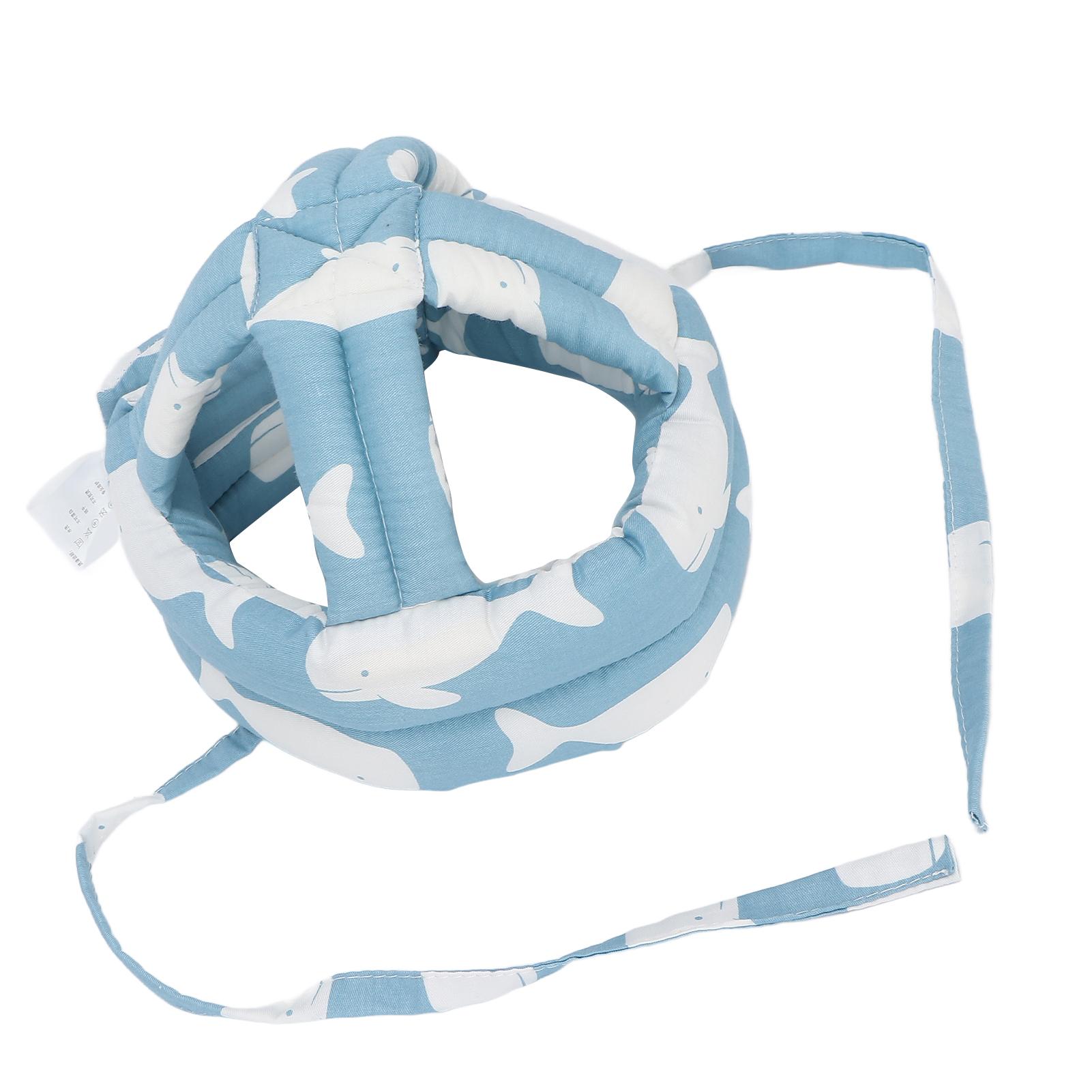 

Детский защитный шлем из мягкого хлопка, предотвращающий столкновения, регулируемая дышащая защитная шапка для головы