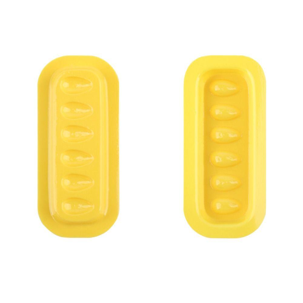 100PCS Adhesive Eyelash Glue Pallet Strip Shaped Plastic Gasket Palett Lash Adhesive Stand Pads