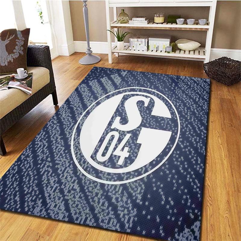 FC Schalke 04 Carpet Rug for Living Room Bedroom Home Sofa Decoration,Kids play Non-slip Floor Mat