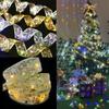 Aswesaw Christmas Tree Decoration 10m LED Ribbon Fairy Lights Strings Christmas Ribbon With LED Navidad New Year 2024 Home Decor