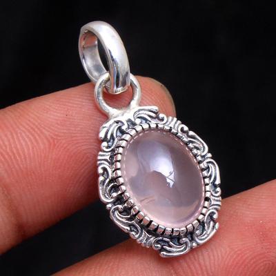 Quartz rose émeraude Labradorite améthyste pendentif pierre précieuse 925 en argent Sterling bijoux faits à la main femmes pendentif