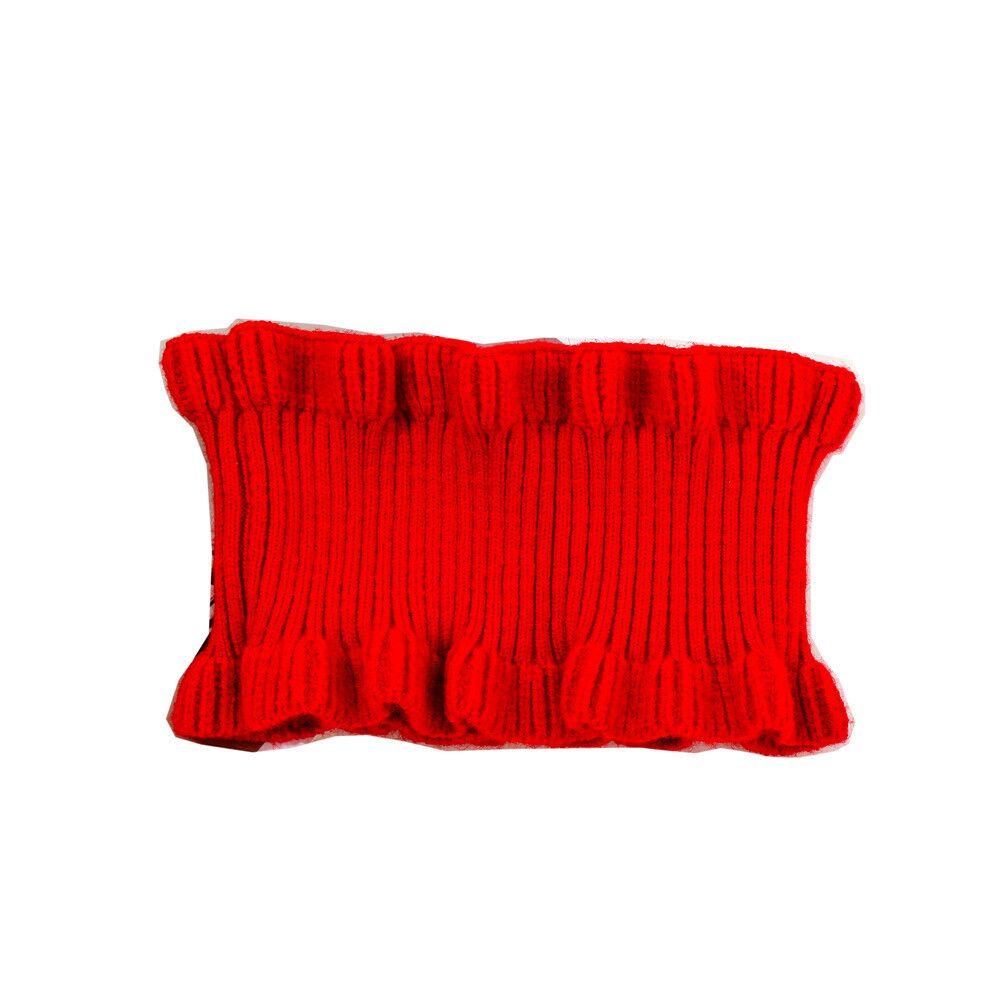 Damski Fałszywy Kołnierz Sweter Szalik Dzianinowy Elastyczny Fałszywy Kołnierz Szalik Ciepły Zimowy Rowerowy Wiatroodporny Falbany Odpinane Kołnierzyki