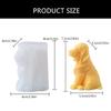 Dog Shaped Silicone Candle Molds Epoxy Resin Silicone Molds for Candle Soap Plaster Decorations, Plaster Silicone Molds