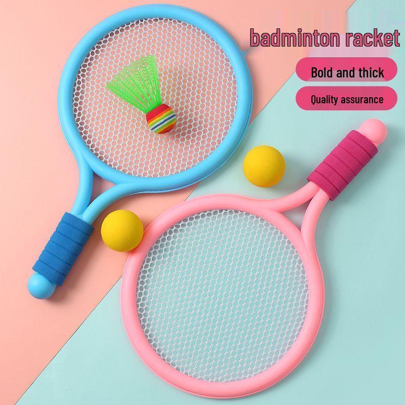 Kleuter Badminton Racket Set voor Kinderen - Ouder-Kind Sport Speelgoed Cadeau voor Jongens en Meisjes