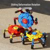 Transforming Robot Fingertip Gyroscope: Ever-changing Mechanical Decompression Toy