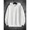 Men's Street Style Fleece Loose Size Comfortable Skulls&Poker Cards Print Casual Sports Round Neck Short Sleeve Hoodies