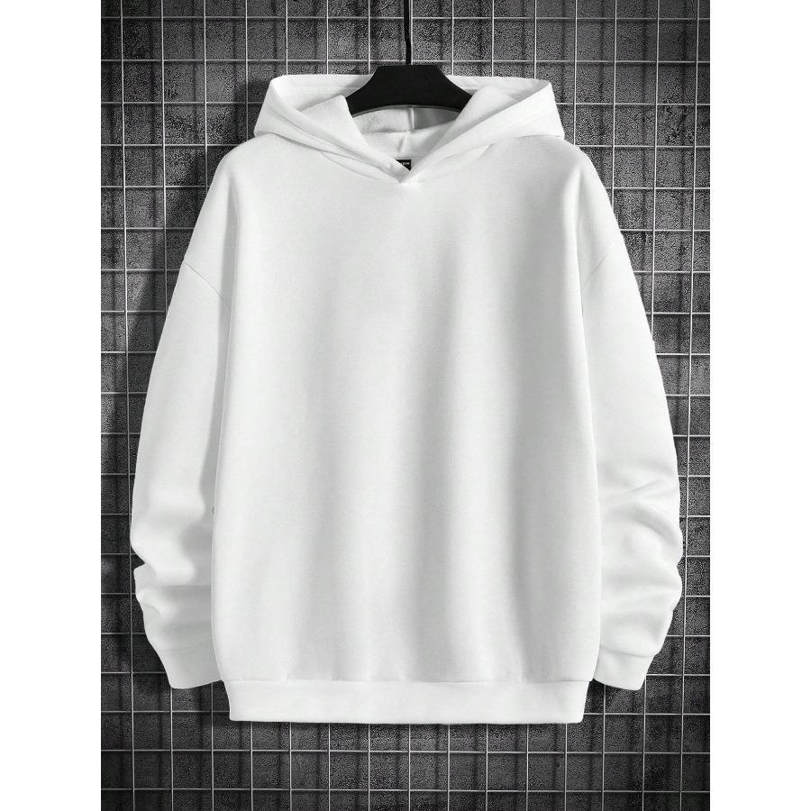 Men's Street Style Fleece Loose Size Comfortable Skulls&Poker Cards Print Casual Sports Round Neck Short Sleeve Hoodies