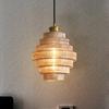 European Retro LED Glass Chandelier Home Decoration Living Room Dining Room Bar Bedroom Bedside Lighting