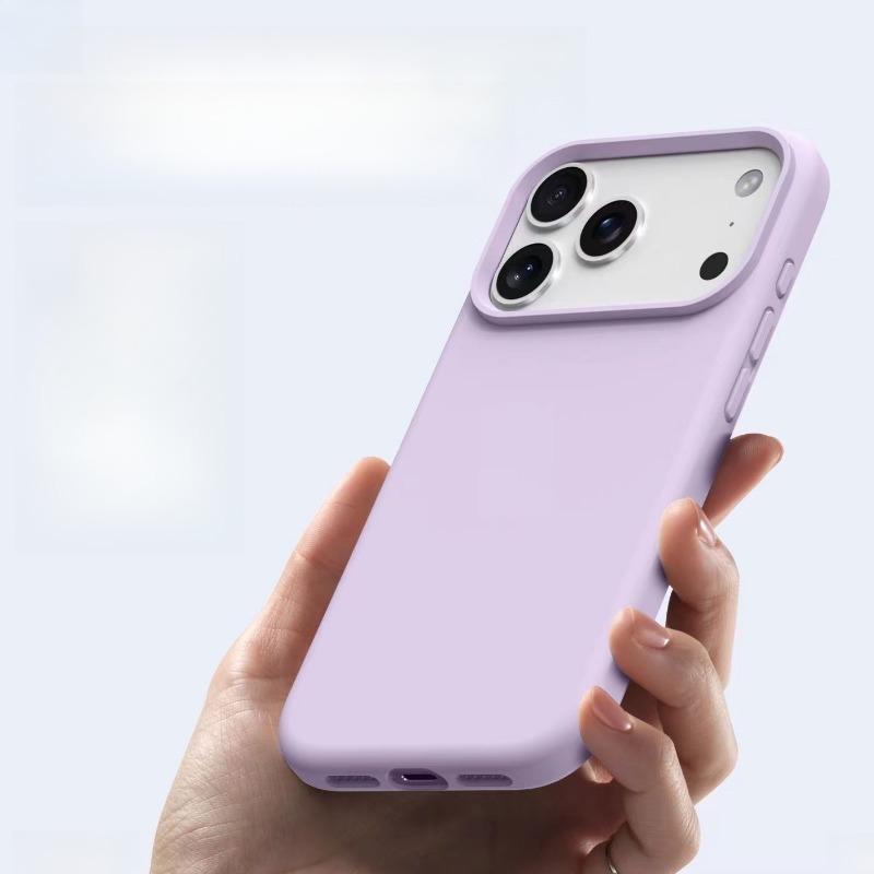 1PC for iPhone17PROMAX Mobile Phone Case Official Liquid Silicone Integrated Ai Button
