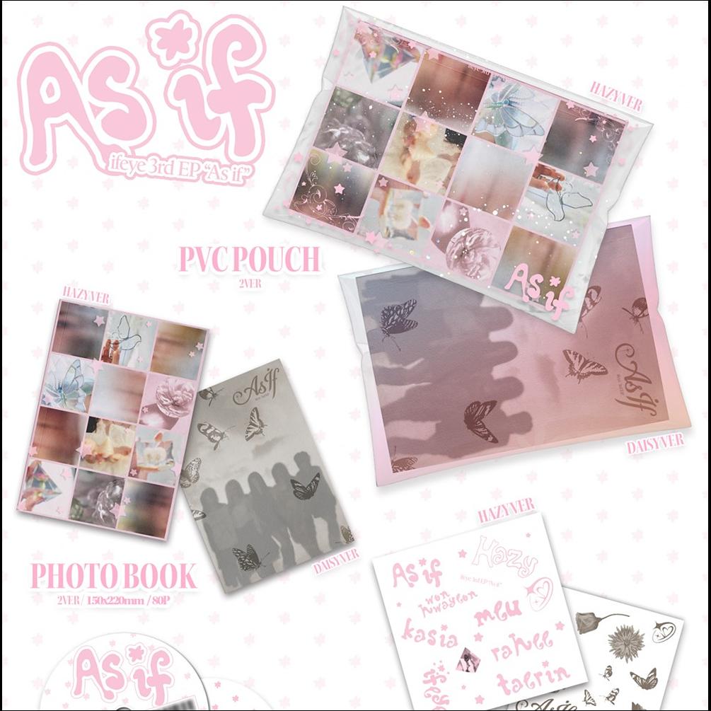 [Pre-order] Ifeye [As If] Photobook Ver. (Hazy Ver. / Daisy Ver.) 3rd EP Album + Free Gift
