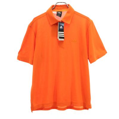 Adidas Unused Short Sleeve Polo Shirt 90 Orange Men's Used