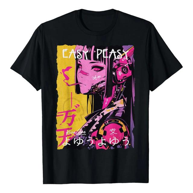 Ropa Urbana Japonesa Cyberpunk Techwear Retro Manga Anime T- S