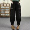 Pants for Women Elastic High Waist Long Trousers Plus Size Thickened Stretchy Versatile Casual Wide Leg Pants