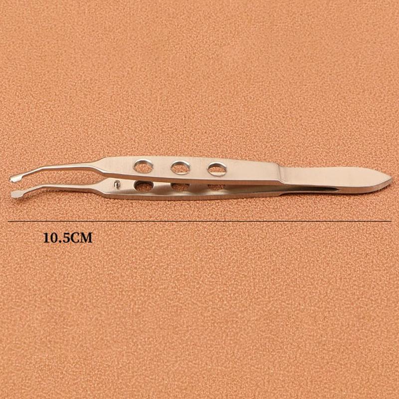 1 Stück Ophthalmische Pinzette Klemme Metall Augenliddrüsen Massage Meibom-Klappe Augenlid-Pinzette Clip Augenapparat Medizinisches Chirurgie-Werkzeug