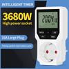 Electronic Timer Switch LCD Digital Time Control Energy Saving  Manager Programmable Socket EU Plug Automatic Surge Protector