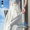 Women's High-Waisted Wide-Leg Cropped Pants - Slimming, Versatile, and Lightweight for Spring and Summer