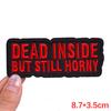 Jackets Hats Letter Slogan Embroidered Patches For Clothes Personality Letter Series Patch Iron On Patches For Clothing Sew DIY