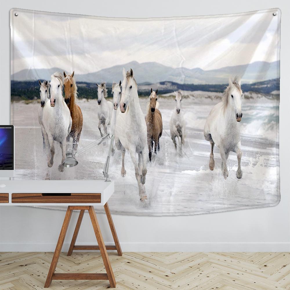 Pentium Horse Print настенный гобелен с 3D цифровой печатью домашний декор настенный — фото 7