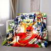 1Pc Power Rangers Heroic Teamwork Blanket Soft And Comfortable Casual Warm Camping Travel Christmas Halloween Xmas Gift M924646