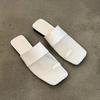 Fashion 2025 New Mesh Breathable Comfortable Toe Baohead Slippers Women's Casual Versatile Square Toe Low Heel Sandals