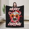 Art the Clown The Terrifier 3 Blanket Fleece Printed   Multifunction Lightweight Thin Throw Blankets for Sofa Outdoor Bedspreads
