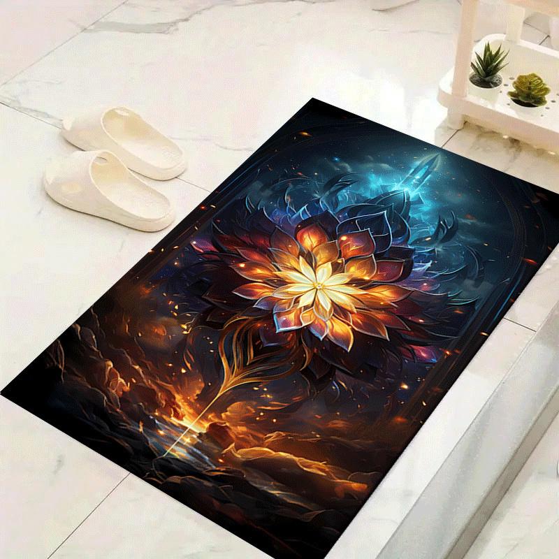 

1pc Sacred Dimensions Print, Design Indoor Area Rug - Soft, Anti-Slip, and Durable Gaming Room Decor for Bedroom, Living Room 60cm by 90cm