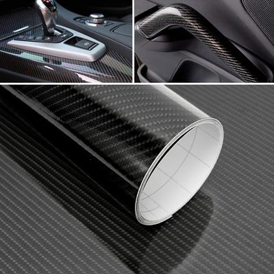 152x20/10cm Car Wrap Roll PVC Stickers and Decals Auto 5D Carbon Fiber Vinyl DIY Self Adhesive Stickers Interior Accessories