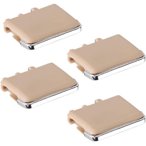 4Pcs Front Center AC Vent Air Conditioning Vent Outlet Tab Clips, Air Vent Clip Tab A/C Fresh Air Grille Clips, Front Left &Right AC Vent Air Vent