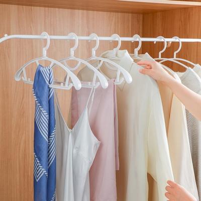 5Pcs Clothes Storage Strong Load Bearing Useful Non-slip Shirts Pants Clothes Wide Shoulder Racks Seamless Hangers