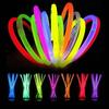 32/64pcs Glow Sticks Bulk -20cm Glow in the Dark Light Sticks with Connectors Neon Party Supplies for Birthday Party Favors