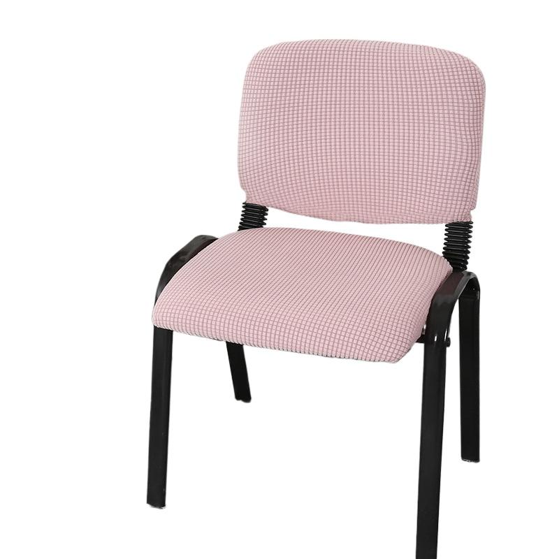 

Чехол для стульев для зала ожидания, стульев для ресепшена, чехол для стульев для гостей в конференц-зале, чехол для офисного стула (ТОЛЬКО Чехлы для стульев) Seat Cover+Back Cover розовый